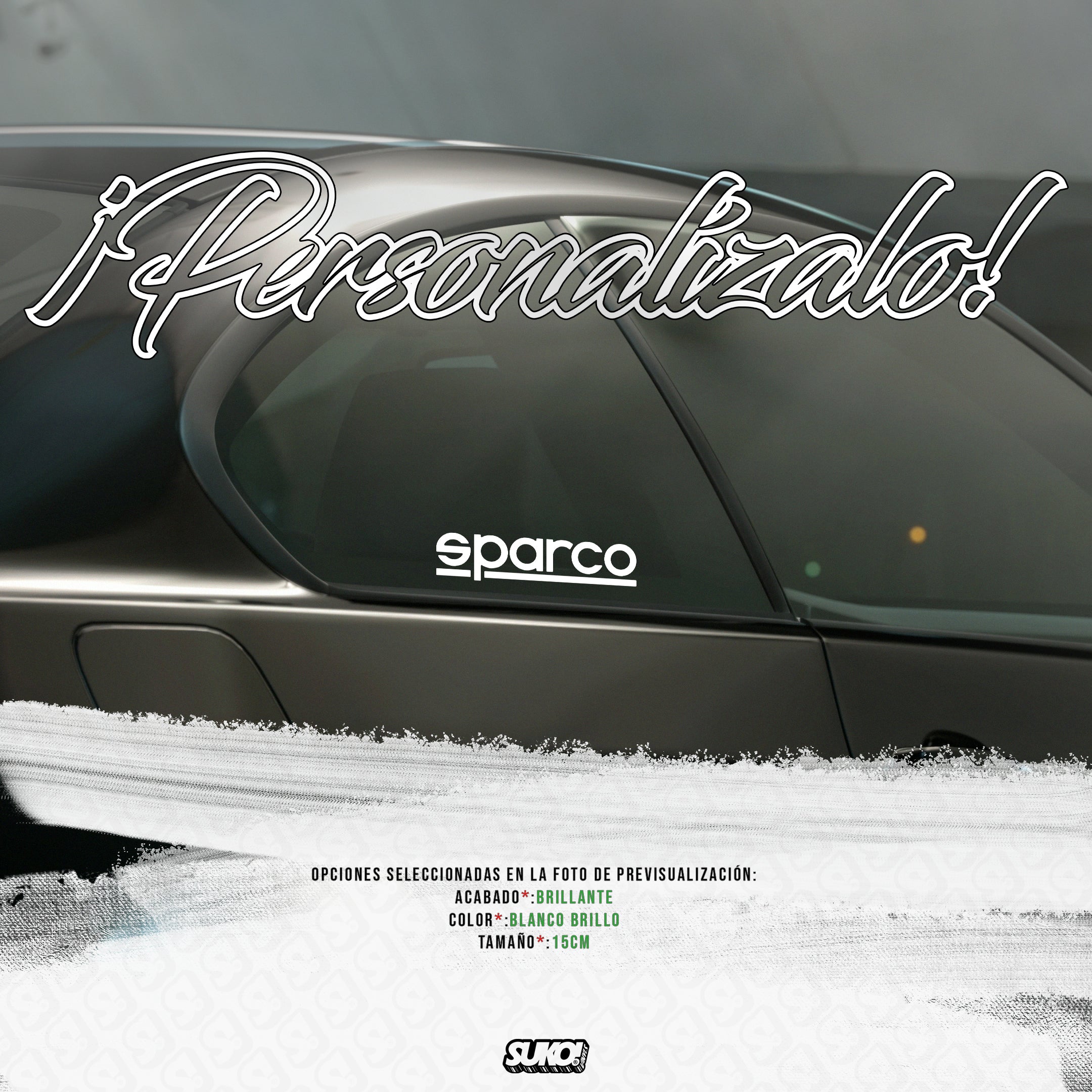 Pegatina Sparco - sukovinyls