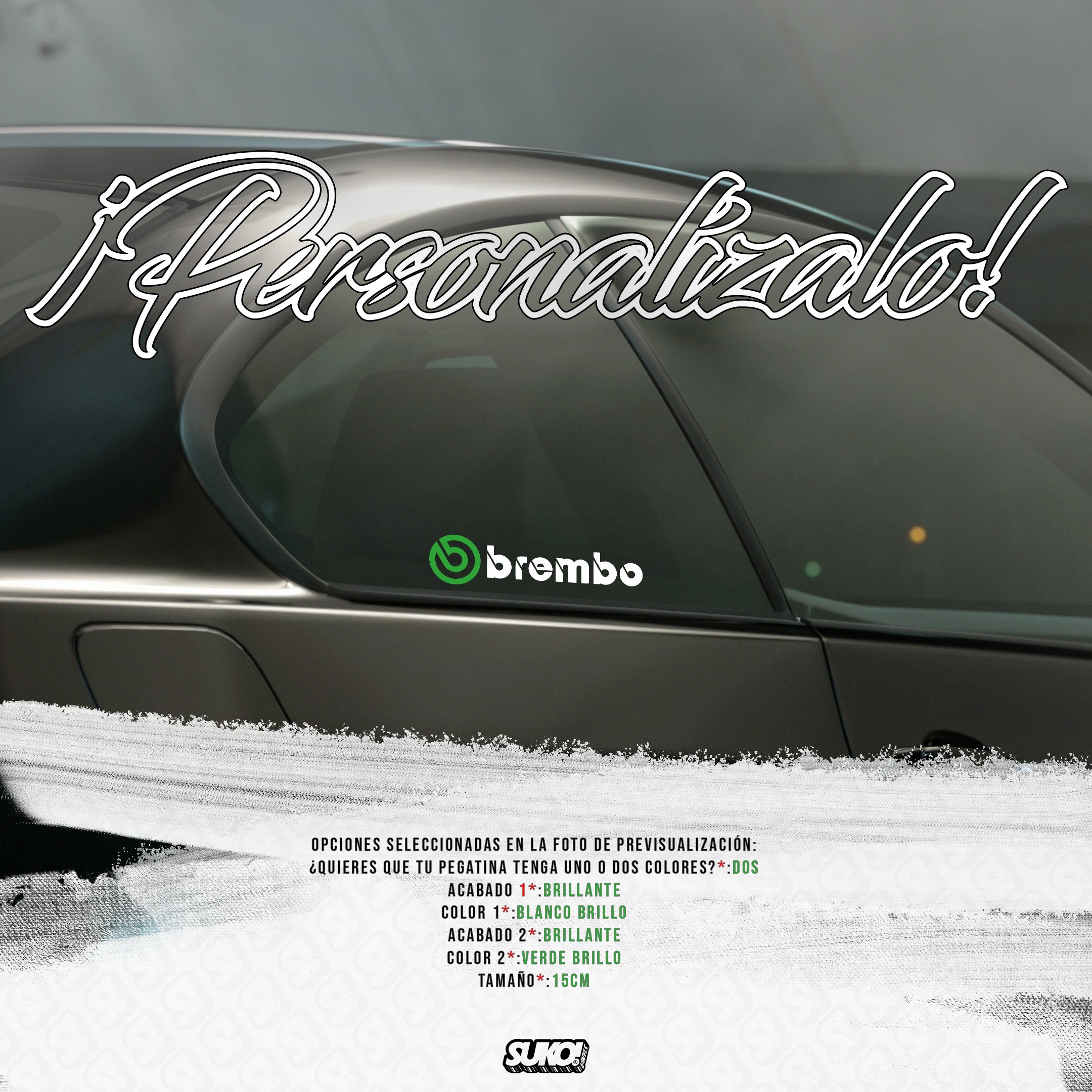 Pegatina Brembo - sukovinyls