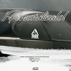 Pegatina Bebé a Bordo - sukovinyls