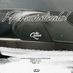 Pegatina Queen - sukovinyls