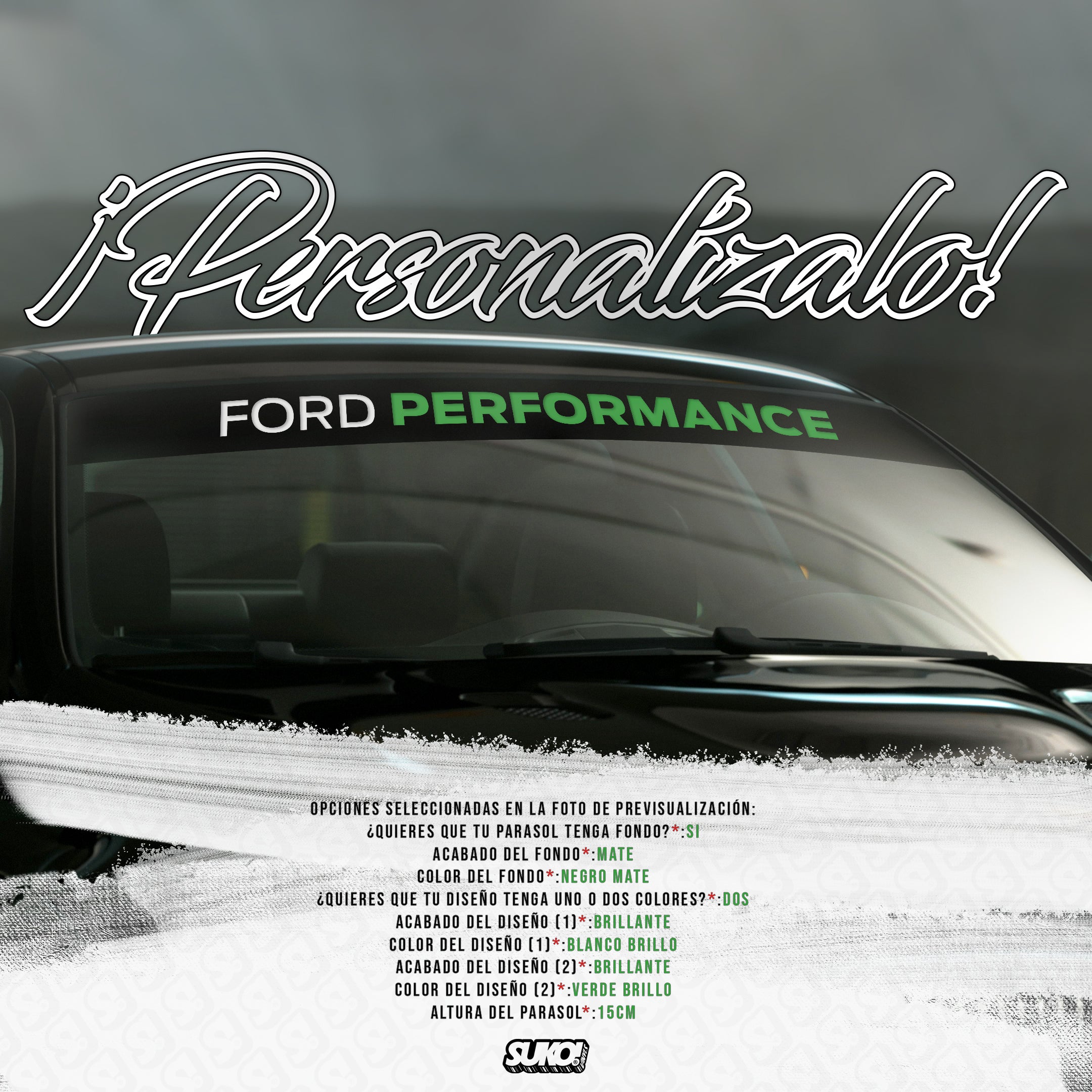 Parasol Ford Performance - sukovinyls