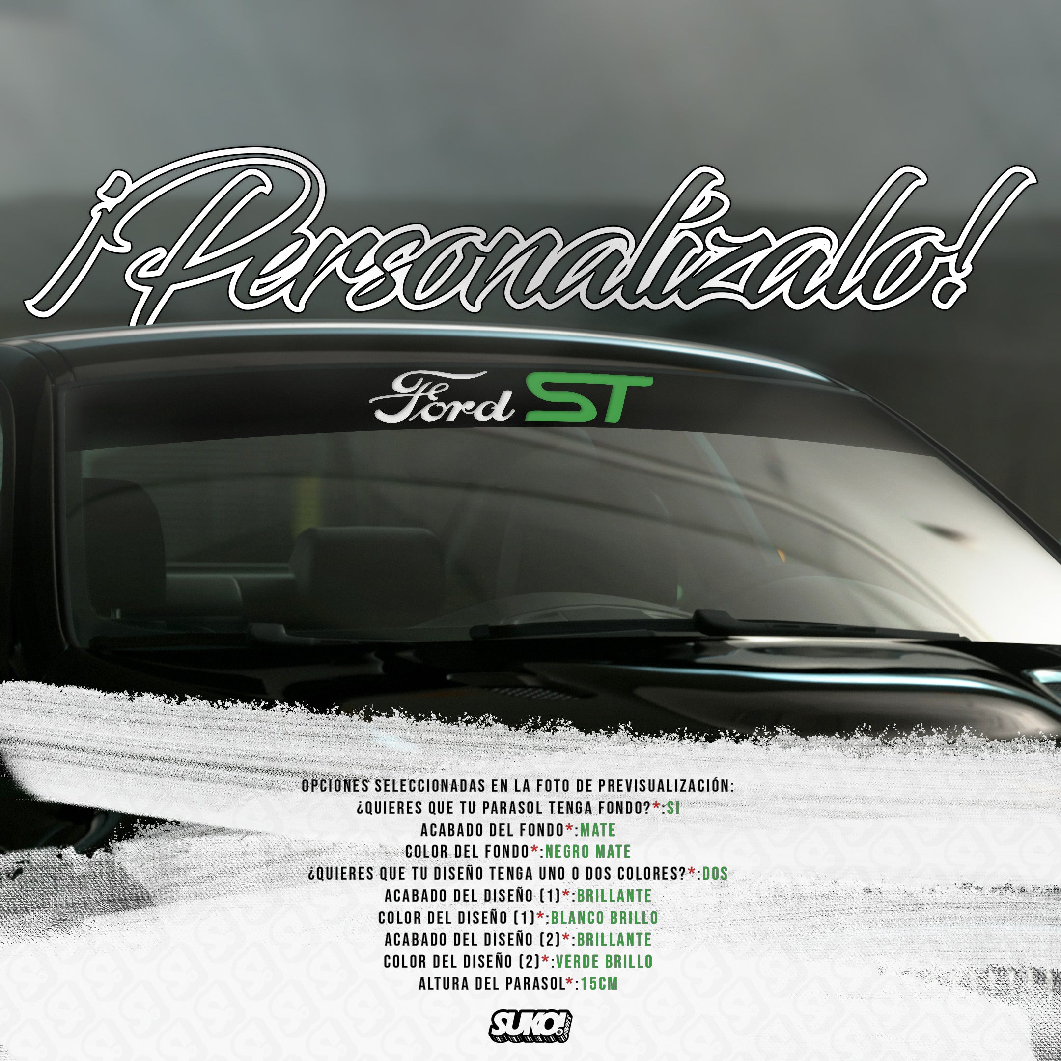 Parasol Ford ST - sukovinyls