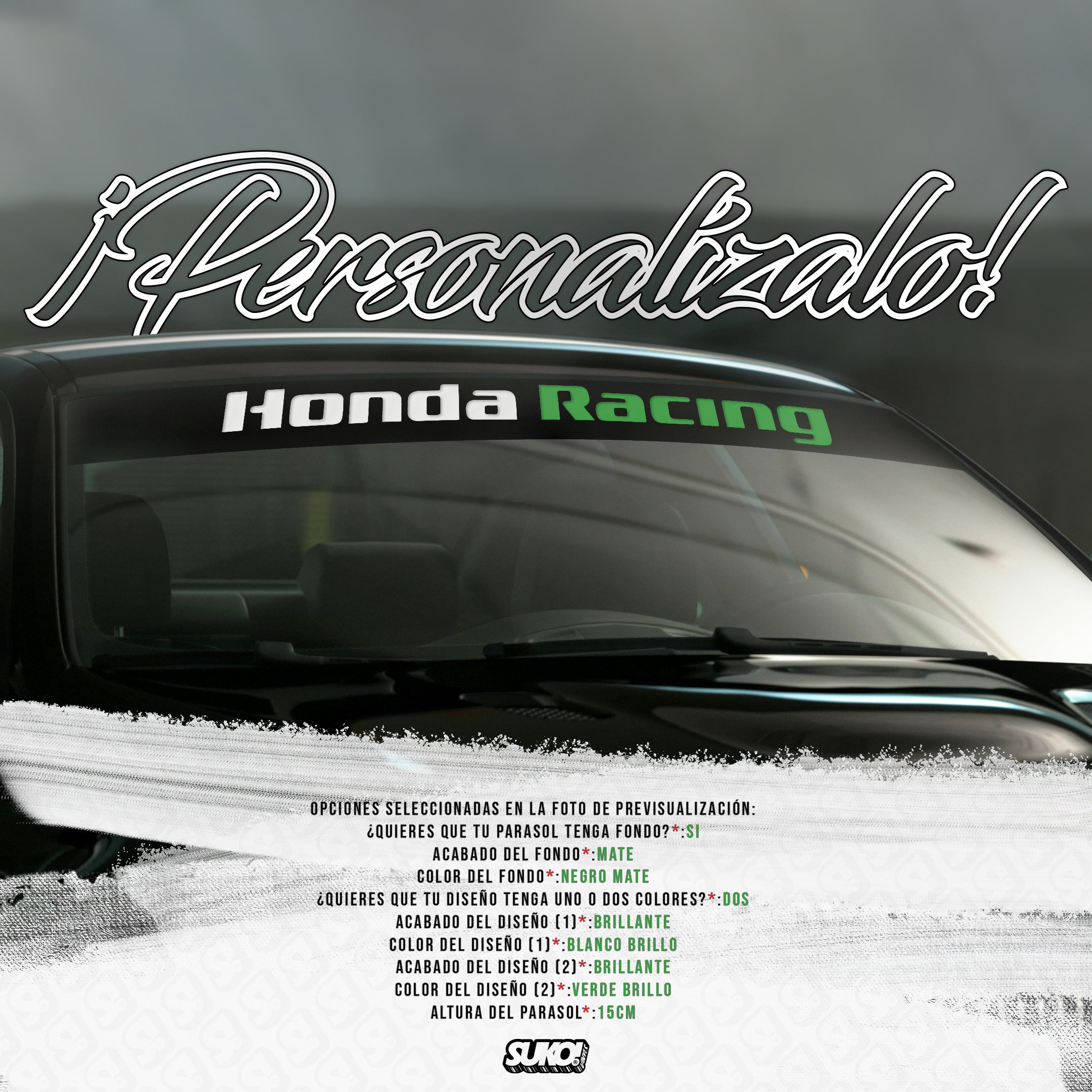 Parasol Honda Racing - sukovinyls