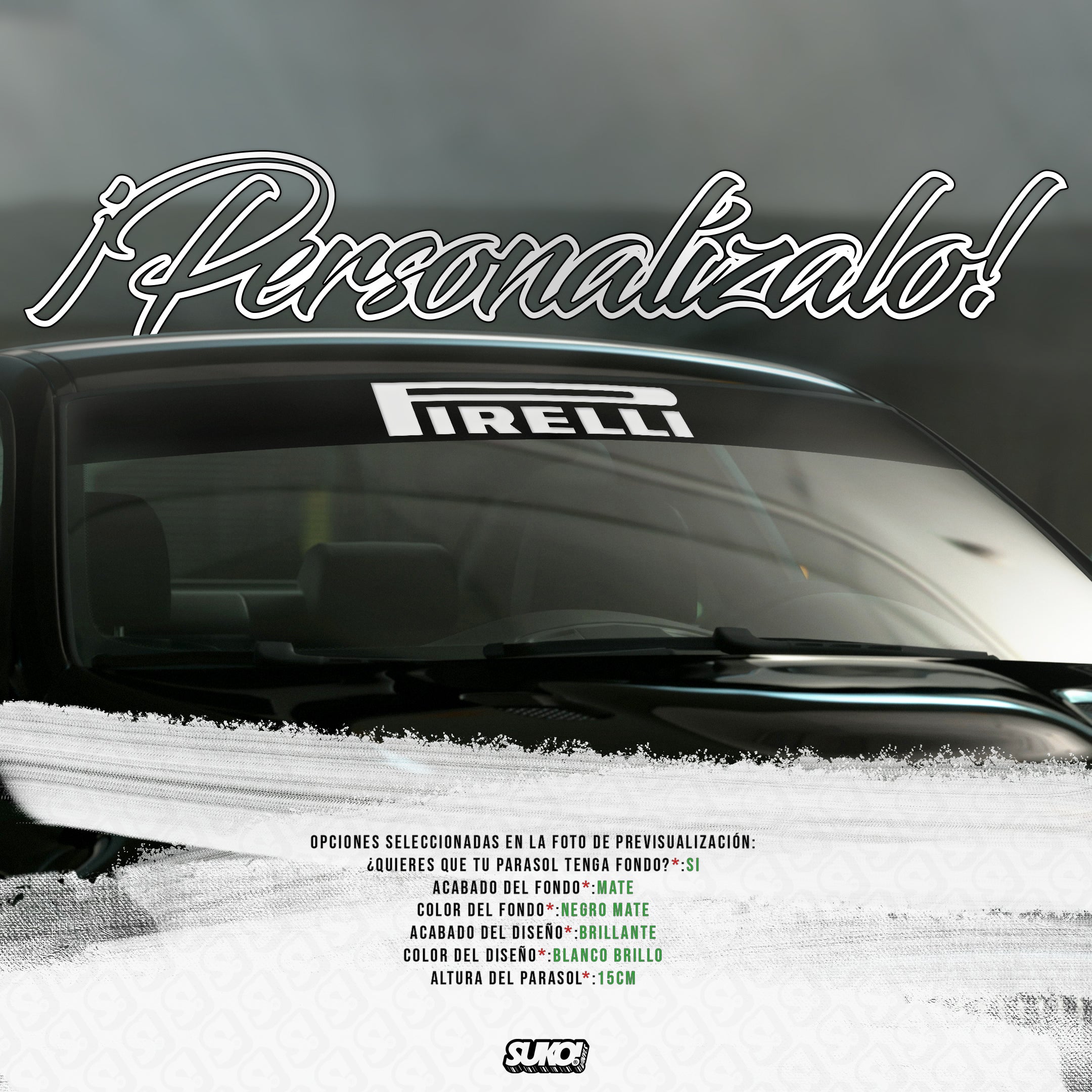 Parasol Pirelli - sukovinyls