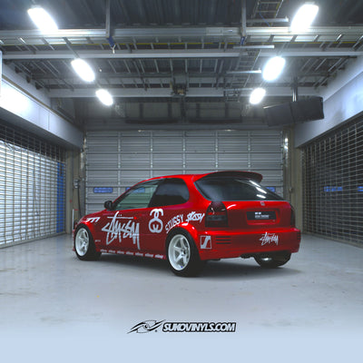 Livery Stussy Kanjo Civic