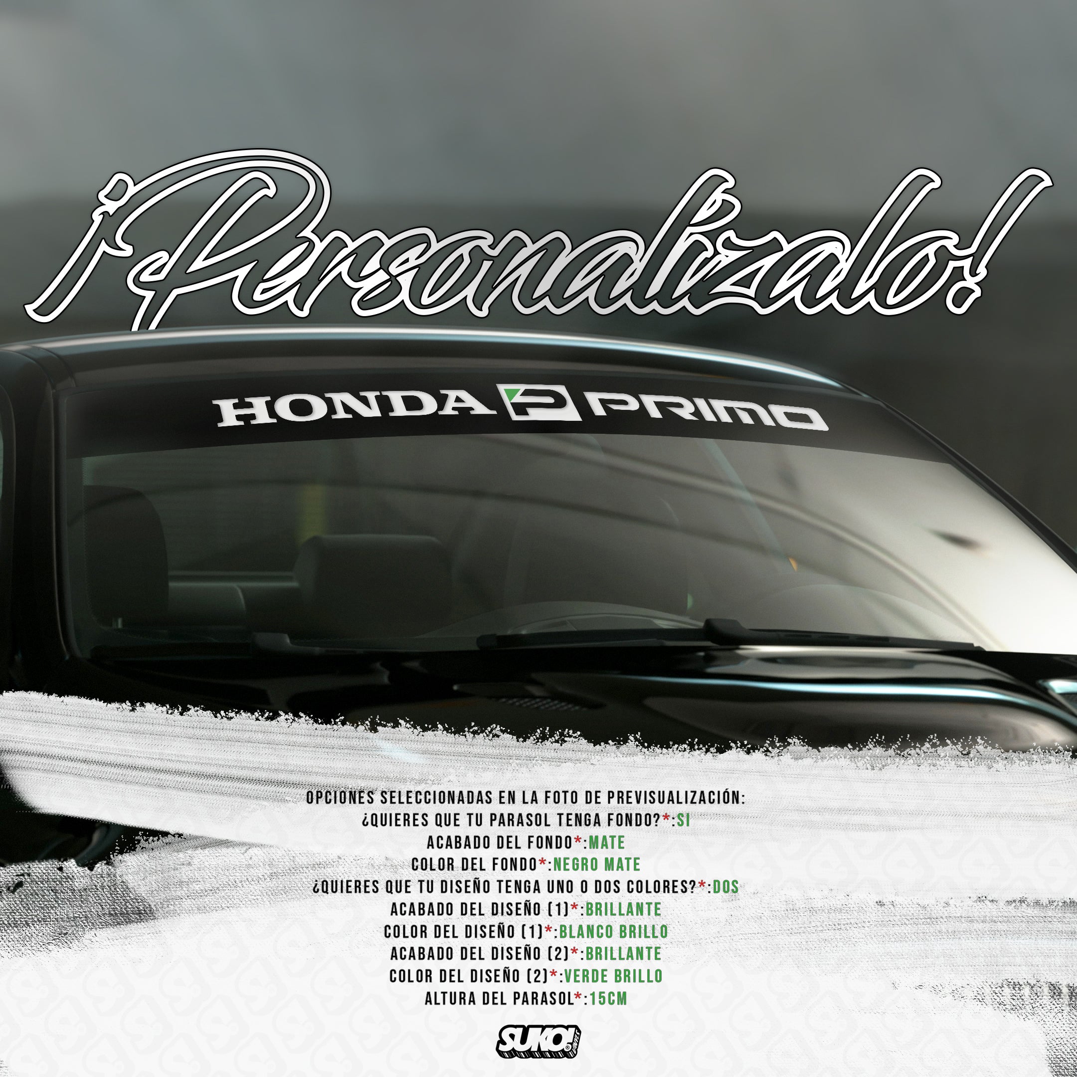 Parasol Honda Primo - sukovinyls